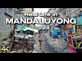 Real Life in MANDALUYONG Metro Manila Philippines - Virtual Tour [4K]