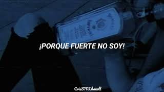 Video thumbnail of ""Fuerte no soy" -- Intocable. ( CON LETRA )"