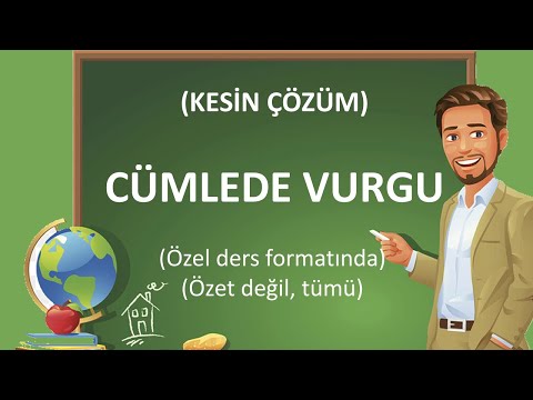 Video: Bir Cümlede Katılımcı Nasıl Vurgulanır