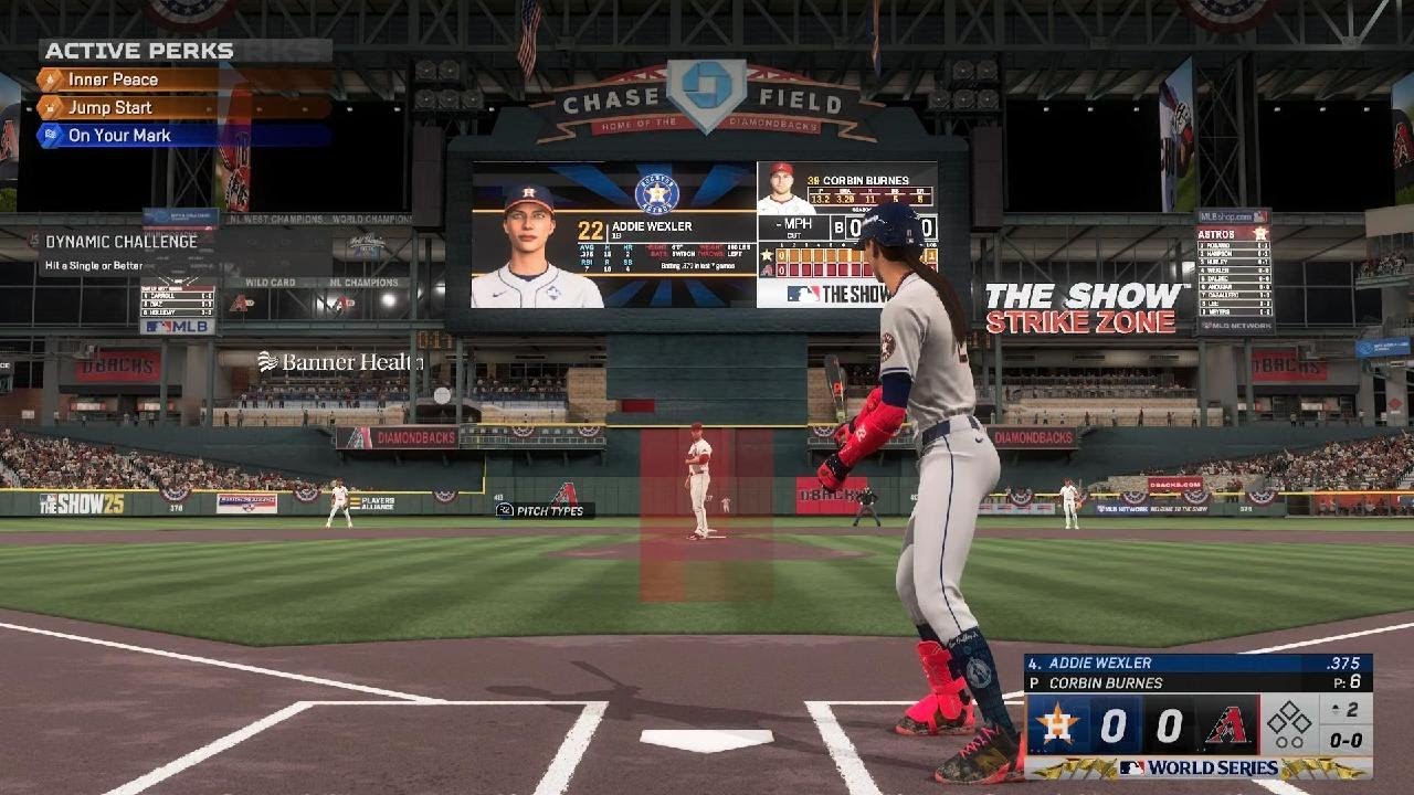 MLB The Show 25_2029 World Series ASTROS vs. DIAMONDBACKS DIAMONDBACKS Game #3