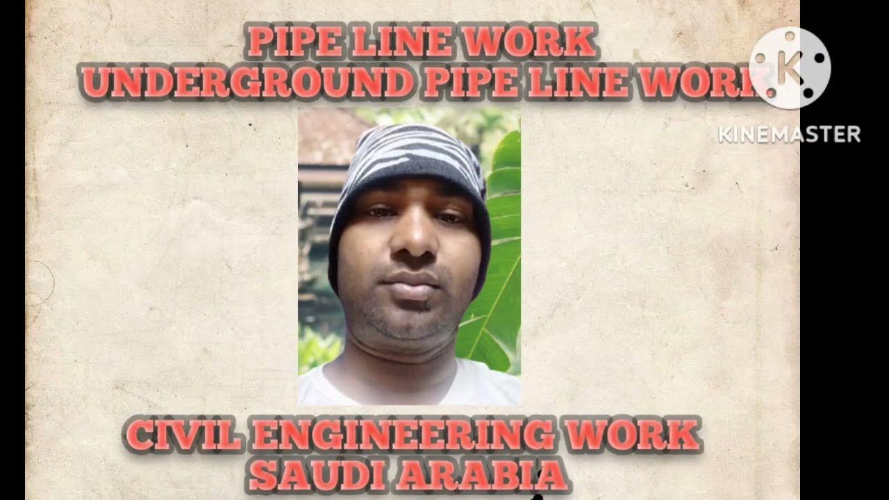 Civil Engineering Work Pipe Line Work Underground Pipe Line Work