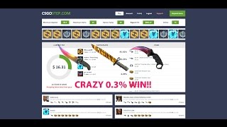 CSGO | Top 5 CRAZY Jackpot wins! 0.3% WIN!!!