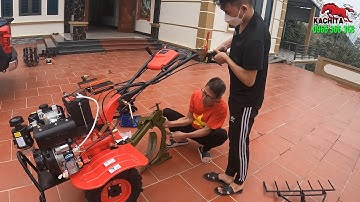 Bàn giao máy xới đất đề nổ 173 Kama cho bác Dương tại xã Tam Quan, Tam Đảo, Vĩnh Phúc