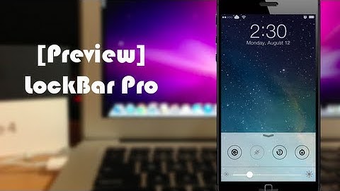 [Preview] LockBar Pro - Cydia Tweak