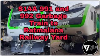 S14A Garbage Train To Ratmalana Railway Yard