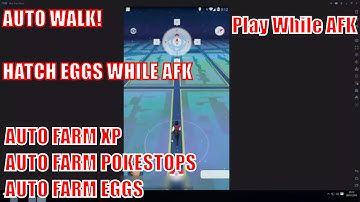 Pokemon GO How to Auto Farm Pokestops & Eggs, Auto Walk to Hatch Eggs While AFK Auto-Farm Pokestops,