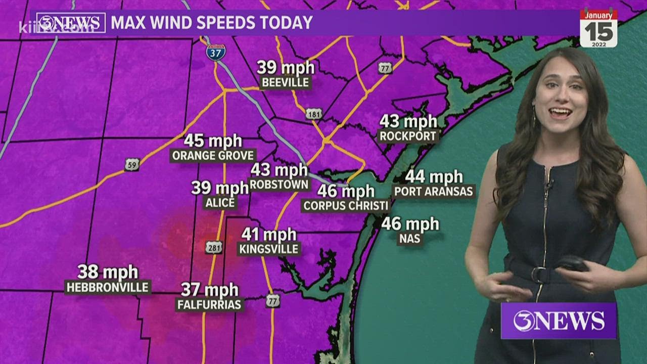 Sunday Forecast Crisp morning and cool afternoon Corpus Christi YouTube