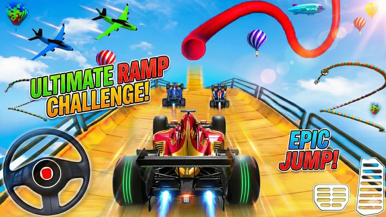Thrilling Ramp Car Stunt Driver - Formula Car Stunt Game - Android Gameplay #21
