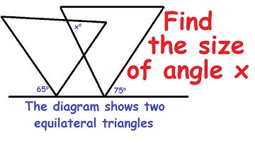 Can you find angle X | Geometry Challenge |