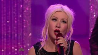 Christina Aguilera Bound To You  Jay Leno 2010