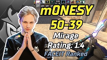 🔥m0NESY (50-39) Mirage POV | FACEIT Ranked | Apr 16, 2024 #cs2 #demo