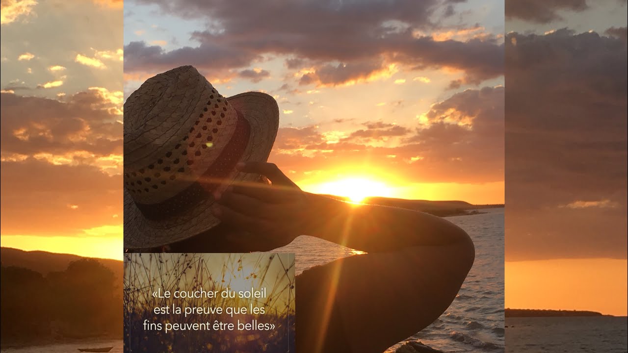 Le coucher du soleil 🌅/Saint-Marc 🛣⛰🧡