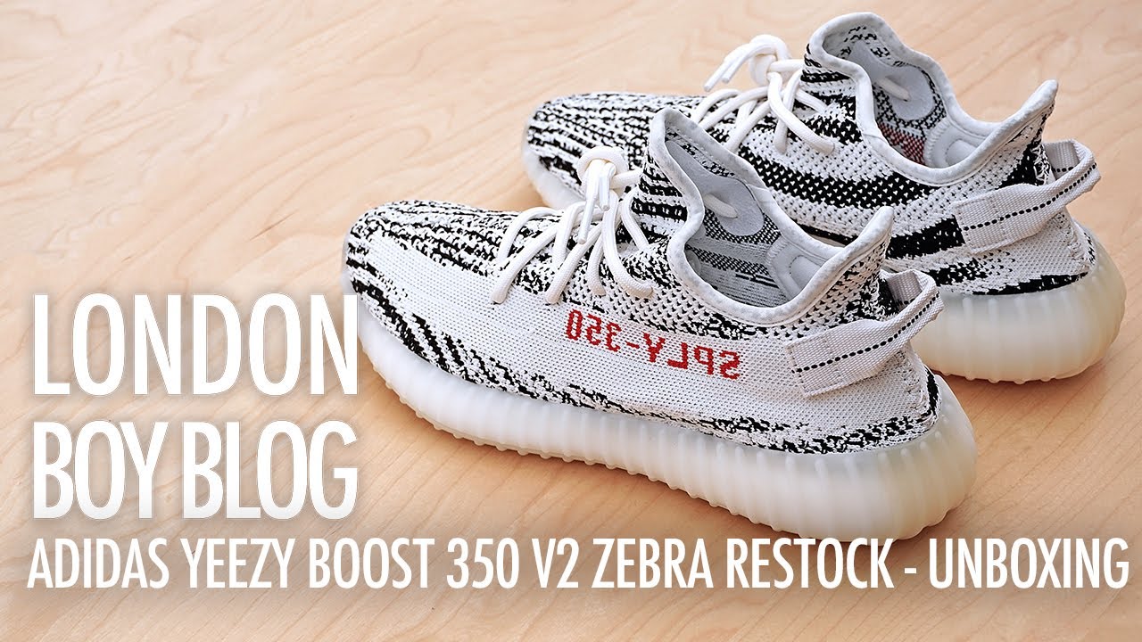 adidas yeezy zebra restock