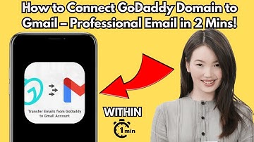 Hoe u uw GoDaddy-domein aan Gmail koppelt (2025) – Professionele e-mail in 2 minuten!
