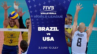 Brazil v USA highlights - FIVB World League