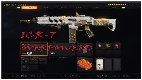 Bo4 icr 7 best class setup