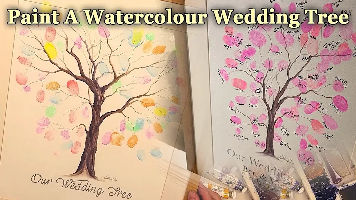 How To Paint A Wedding Tree In Watercolours - The Perfect Wedding Idea or Gift - DayDayNews