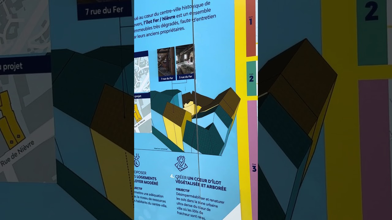 Début de la démolition des maisons 5 et 7 rue du Fer à Nevers : les premières images du chantier