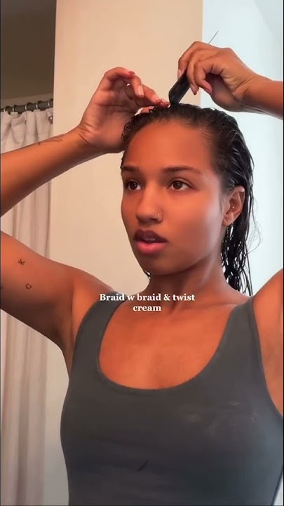  Wash and braid out! #curlyhairstyles - YouTube