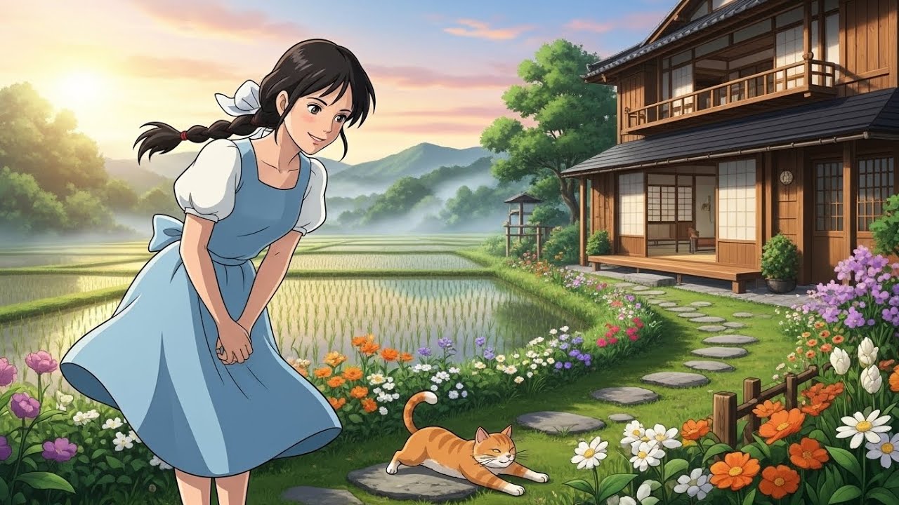 Ghibli-inspired stories| Soft Japanese village life🌿