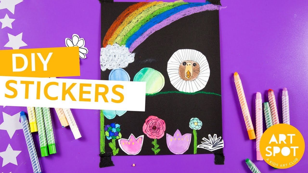 Easy and Fun DIY Stickers for Kids 