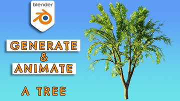 Hoe je eenvoudig een boom in Blender kunt genereren en animeren