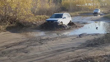 Suzuki Grand Vitara наглядный пример работы ESP