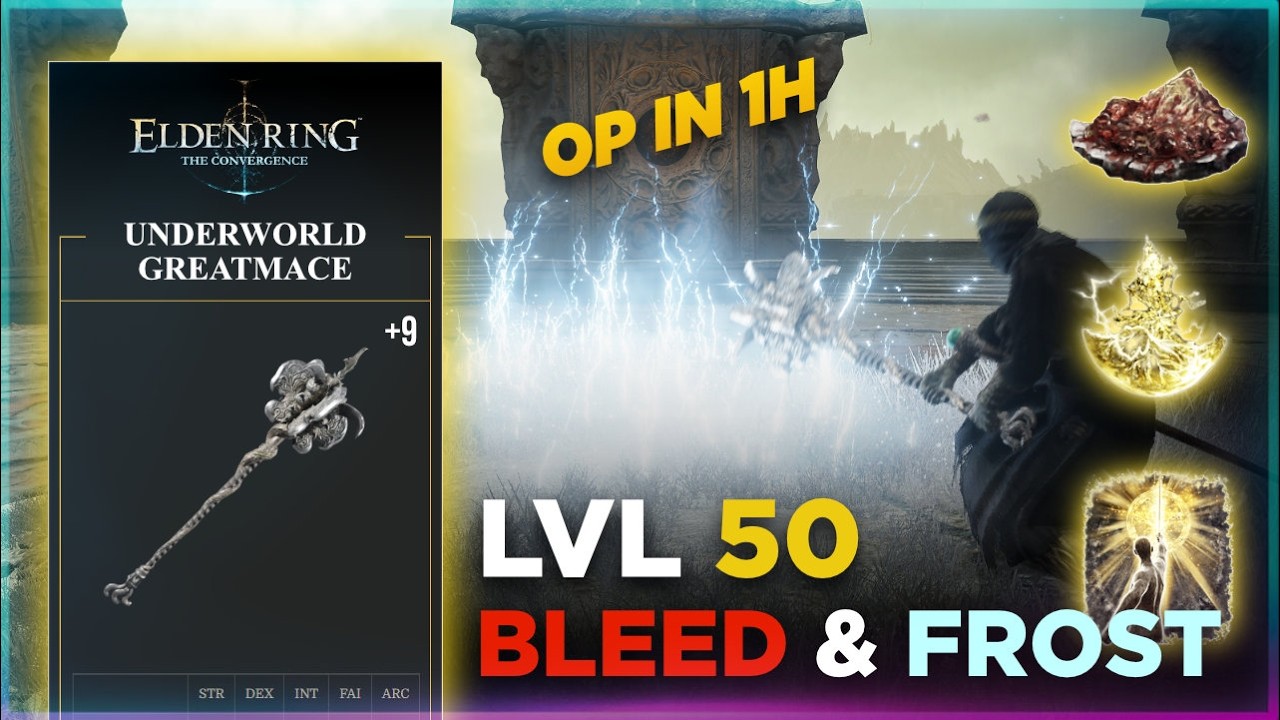 Underworld Greatmace - Frost, Bleed & Lightning I Elden Ring The Convergence Uncut Guide Early Game