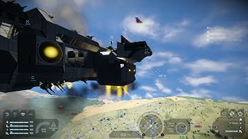 testing out the guns