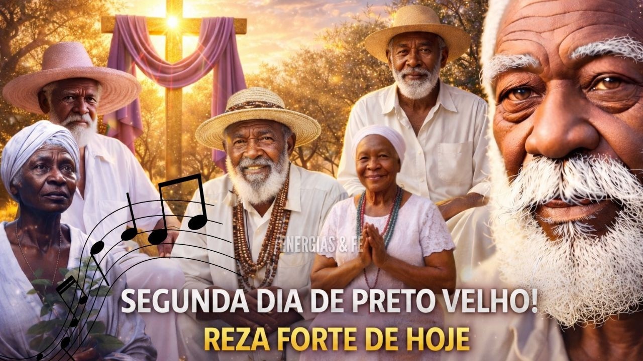 Oração de Segunda com Preto Velho — Reza Forte de Proteção, Limpeza Espiritual e Afasta o Mal