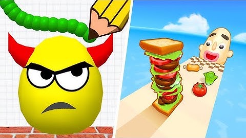 Smash To Draw | Sandwich Runner - All Level Gameplay Android,iOS - NEW APK UPDATE 2