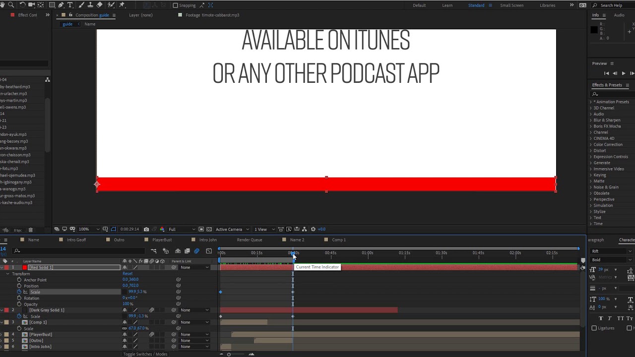 After Effects Work Bar Quick and Easy Progress Bar in After Effects - YouTube
