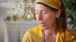 Video thumbnail of "Mahishasura Mardini Stotram - Vani Devi - Yoga Vidya Ashram Bad Meinberg"