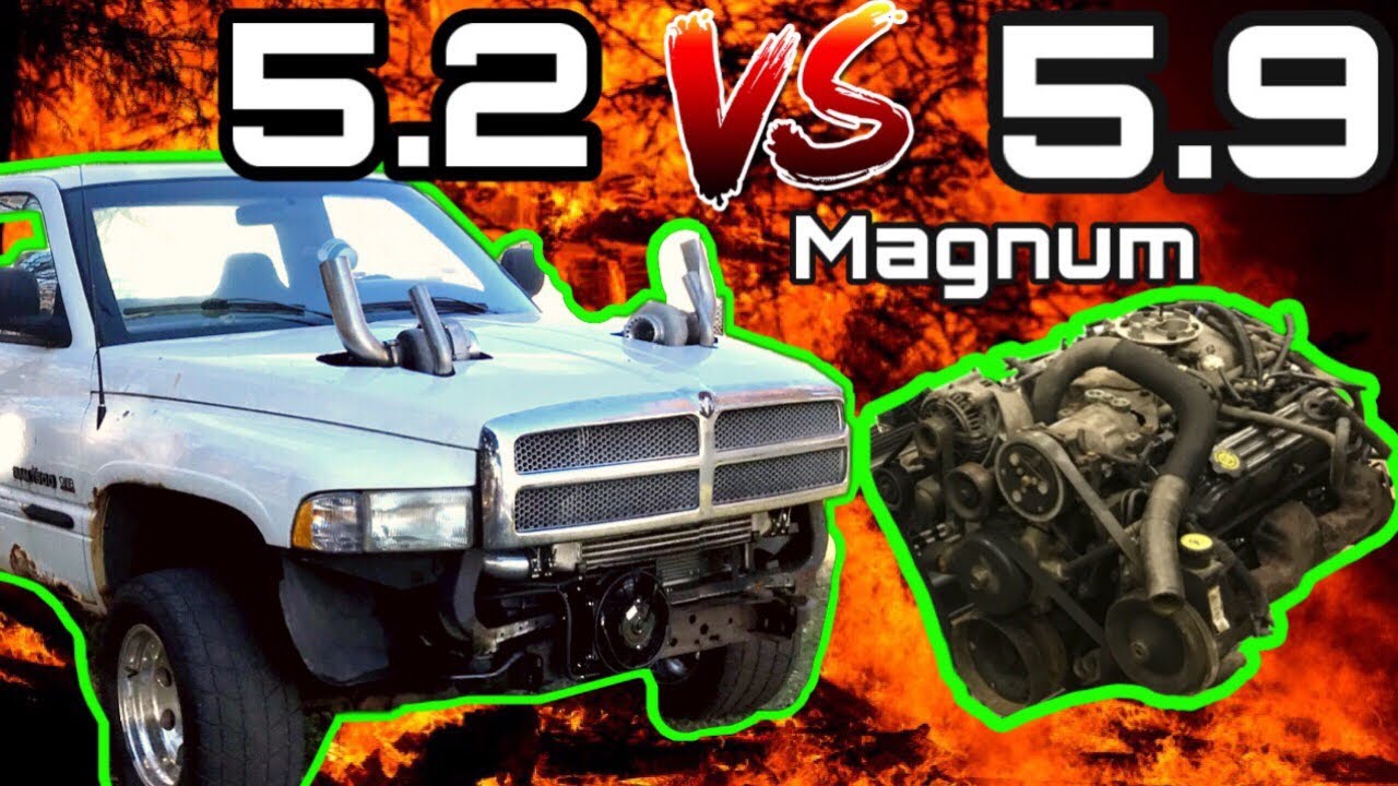 5.2 Vs 5.9 Magnum Build Who Will Handle More Horsepower. Whitie Build Ep.12  - Youtube