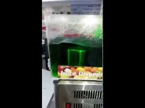 juice dispenser video demo from abdul refrigeration center
