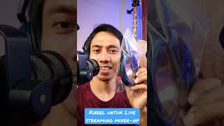 Jernih & Low Noise | Kabel Sambung Mixer ke HP | Livestreaming & Recording Tanpa Soundcard #shorts