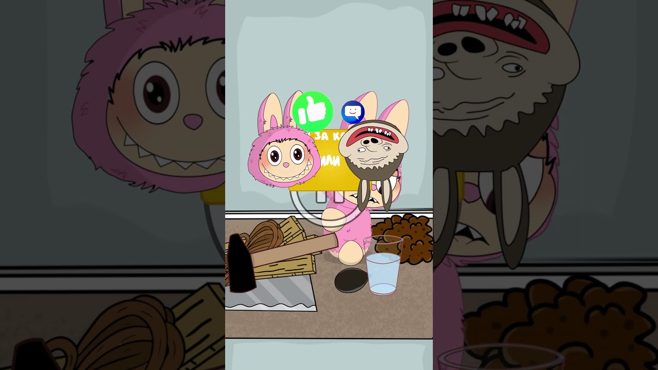 Подземелье : Хамуд Хабиби + его жена Хабибиха ловят Лабубу и Лафуфу