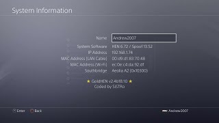 PS4 Jailbreak Spoofed To Jailbreak 13.50, 13.52 & 14.00 GoldHEN Explained