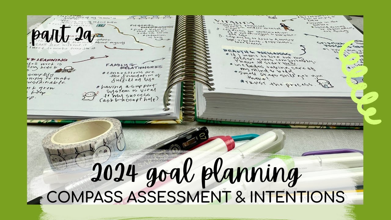 GOAL SETTING for 2024! | PART 2A: life compass, intentions, & WOTY | # ...