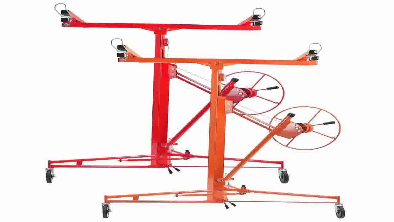 GypTool 15 ft. Heavy Duty Drywall Lifter Panel Lift Installation Jack w