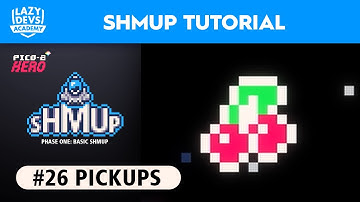 Making a Shmup #26 - Pickups - Pico-8 Hero