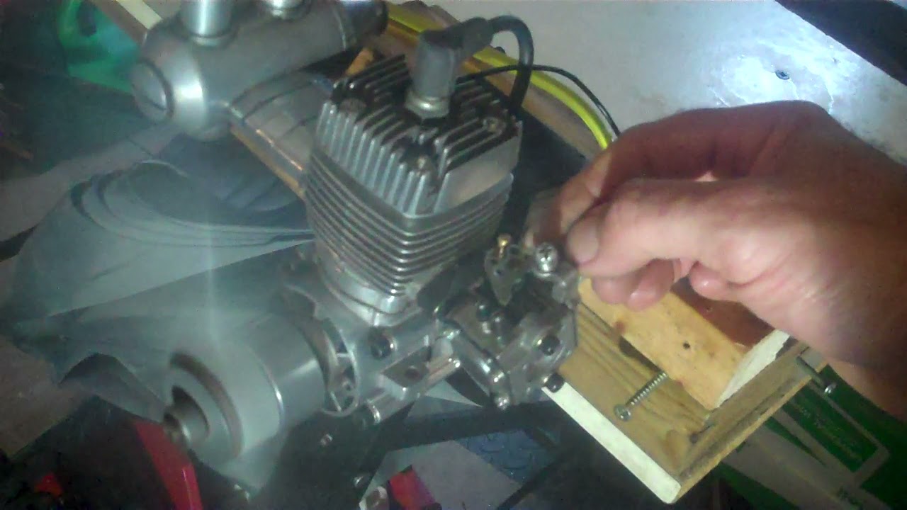 Maloney 125 Petrol engine 25cc test run.