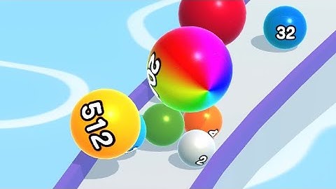 ASMR Ball Run 2048! iOS Android Game!