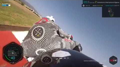 MotoGP style telemetry overlay by the Track Day Genius App