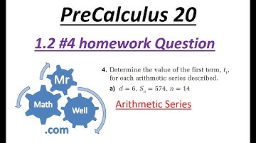PC 20 - 1.2 #4 Arithmetic Series homework
