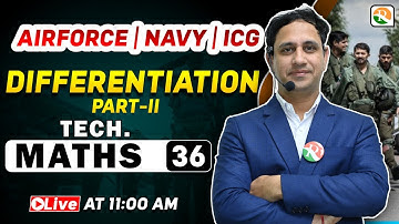 अटल Batch | Differentiation - 2 | Airforce Maths Classes 2024 | Maths for Airforce | Airforce 2024