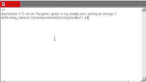 27   Replacing Text Using Regular Expressions