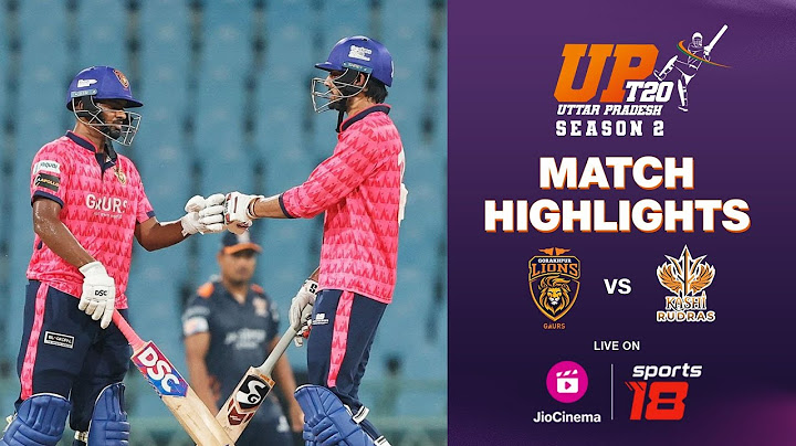 Meerut Maverick vs Kanpur Superstars | UPT20 Highlights | JioCinema & Sports18