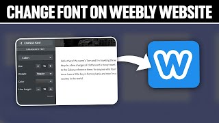 How To Change Font On Weebly Website 2024! (Full Tutorial)