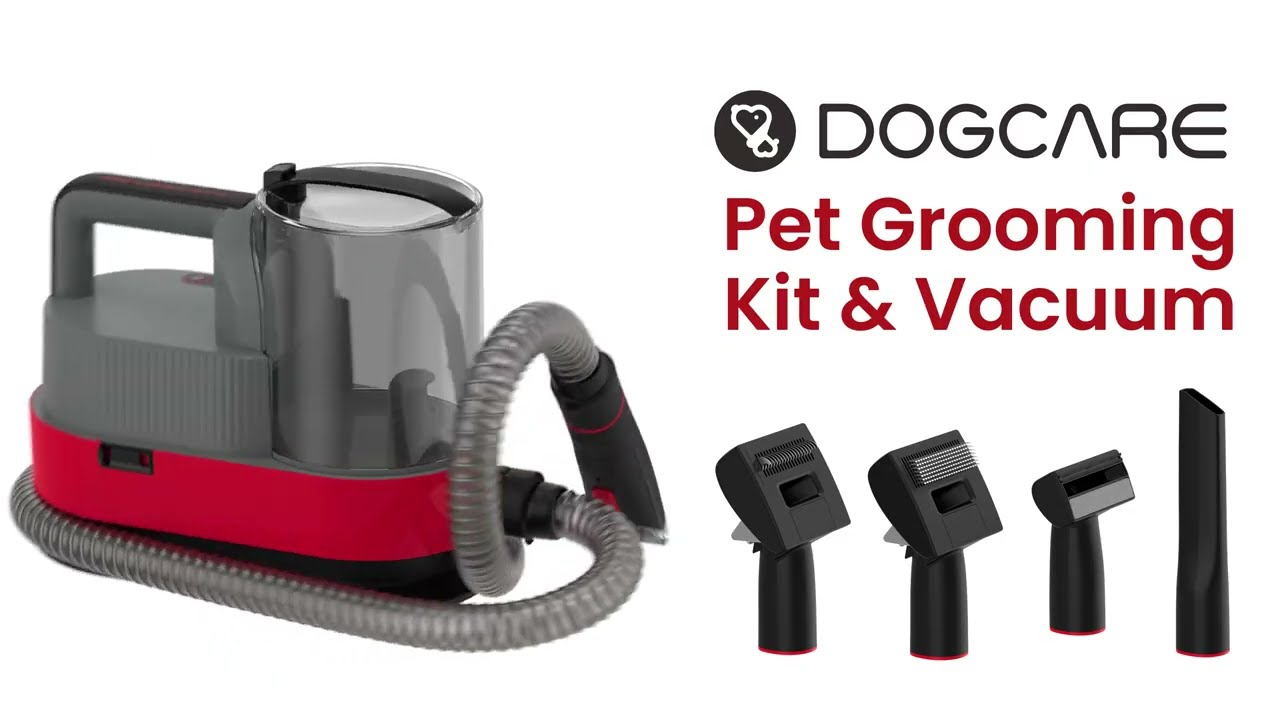 DogCare 6-in-1 Dog Grooming Kit with Vacuum